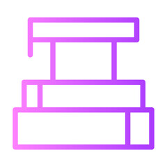 education gradient icon
