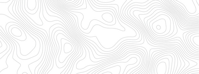 Detailed Sea Map with Geometric Lines and Topography, Featuring a Mounted Grid Pattern to Depict Area Space and Landscape Topos
