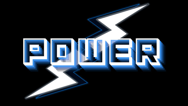 Bold Pop Up Power Text