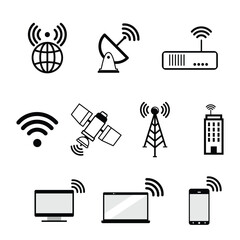 Set icon of internet connections