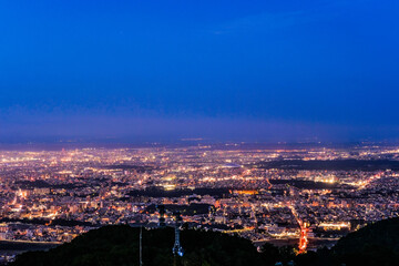 北海道札幌市藻岩山からの夜景