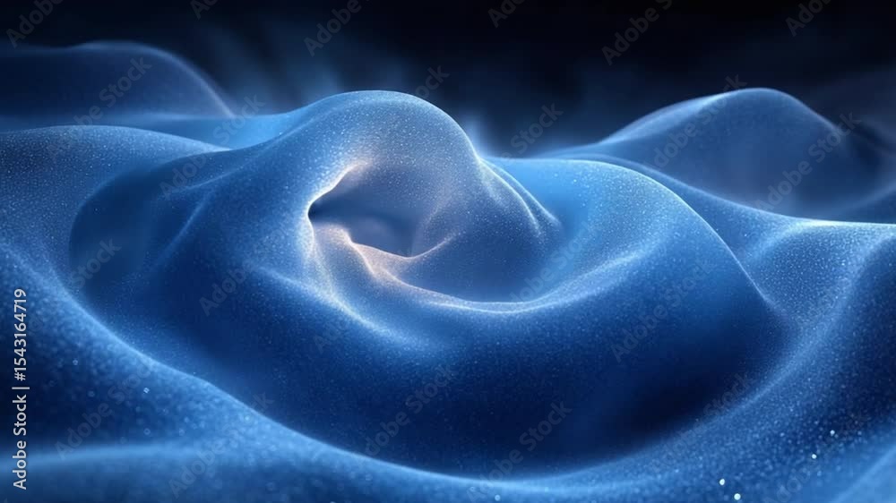 Poster vortex of the deep: an artistic rendition of swirling water. abstract depiction of underwater curren