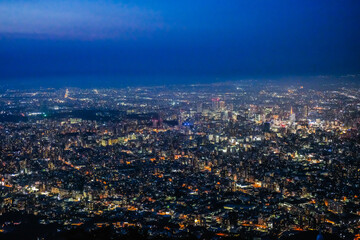 北海道札幌市藻岩山からの夜景