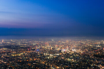 北海道札幌市藻岩山からの夜景