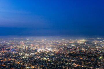 北海道札幌市藻岩山からの夜景