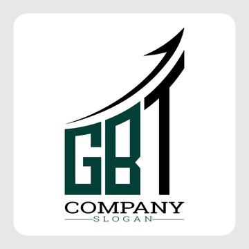 GBT Company Logo Design Growth vector, GBT Upward Arrow Business Success Logo vector, GBT Corporate Branding Logo , GBT logo design, GBT simple and modern logo, GBT business finance logo design, etc.