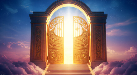 Golden Gate to Heaven: A Celestial Passage
