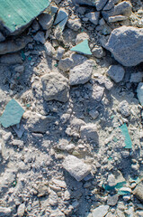 Blue stone wall background