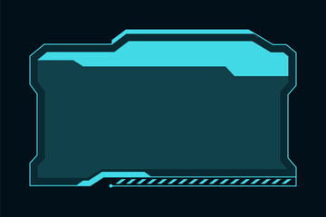 Sci-Fi HUD Elements. Futuristic Vector UI Frames and Tech Callout Boxes. wireframe UI components, and holographic style interface elements
