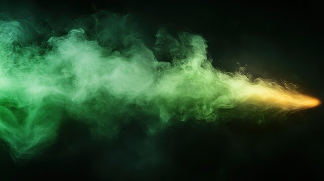 An artistic portrayal of vibrant colored smoke intertwining against a dark backdrop, symbolizing creativity, mystery, and the dynamic nature of the abstract world.