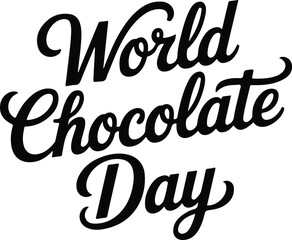 happy chocolate day vector