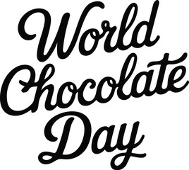 happy chocolate day vector