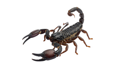 a scorpion isolated on transparent background