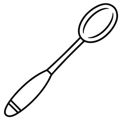 Healthcare Spoon Line Icon