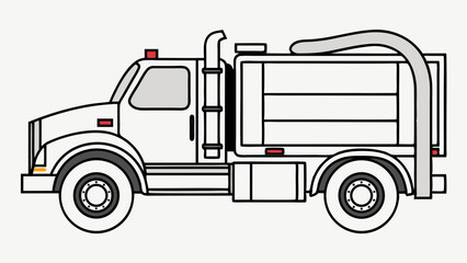 truck isolated on white background