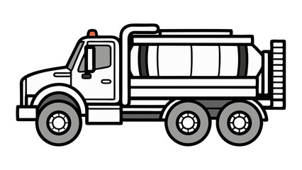 truck isolated on white background