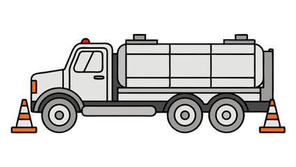dump truck vector illustration