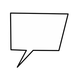 Fototapeta premium vector speech bubble icon for comic