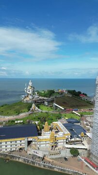 Arieal view of murdeshwar temple