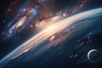 Celestial Visuals Exploring the Depth Beauty and Creativity of Space's Richness