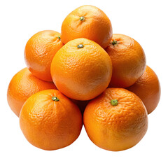 A vibrant stack of ripe oranges, showcasing the beauty of citrus fruits