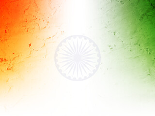 15th august Indian flag theme tricolor modern background