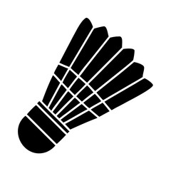 Shuttlecock for badminton icon 