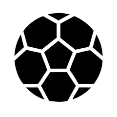 Obraz premium Soccer ball icon isolate 