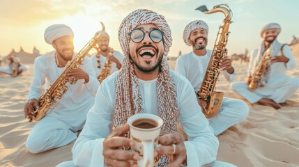 The title of the image is "Safari Jazz".