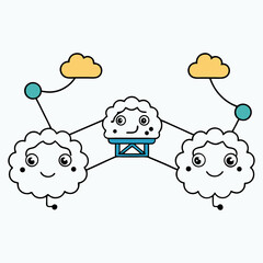 set of speech bubbles vector illustration