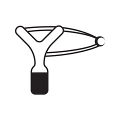 slingshot icon vector illustration logo design