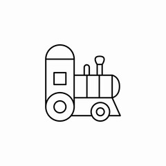 train toy icon sign vector