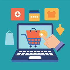 online shopping concept