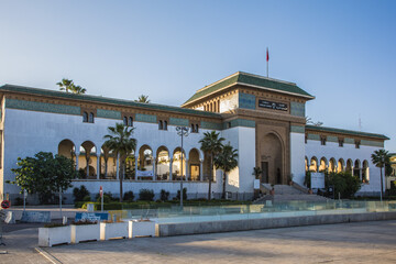 Plac Mohammeda V w mieście Casablanca (Maroko)