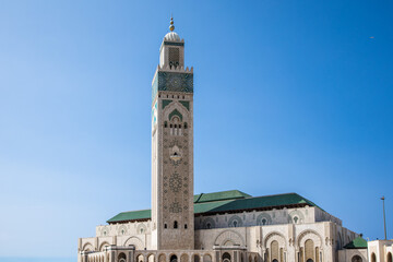 Meczet Hasana II w mieście Casablanca (Maroko)