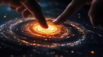 Cosmic Touch: A Digital Galaxy