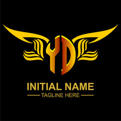 YD Golden Wing Emblem Logo