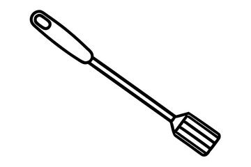 Barbecue Tongs silhouette vector illustration