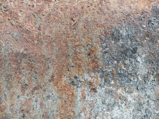 Corroded Rust Metal Surface Texture. A detailed close-up of rusty corroded metal with textured...