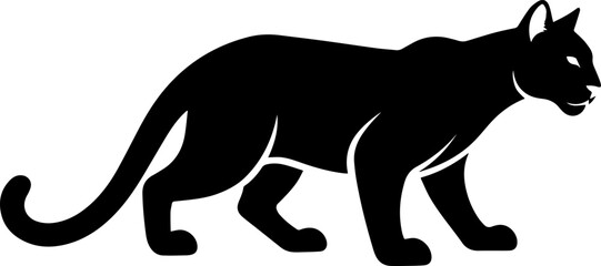 Obraz premium Silhouette of a lion