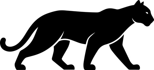Silhouette of a lion