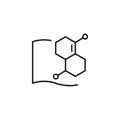 Fototapeta premium chemical bond icon sign vector