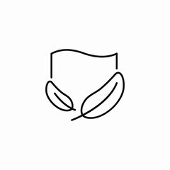 eco paper icon sign vector