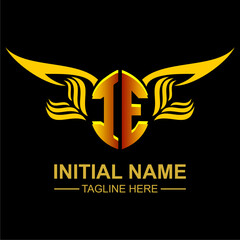 IE Golden Wing Emblem Logo
