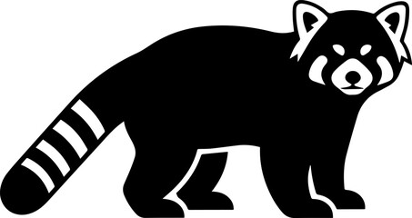 Red Panda Silhouette