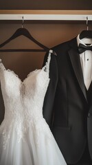 Elegant Wedding Gown Detail: Intricate Lace Bodice on Flowing Silk Dress - Bridal Fashion Photography