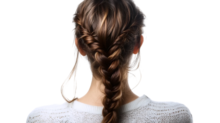 Messy Fishtail Braid Girl