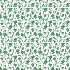 Pattern with planet ornament floral green and yellow
