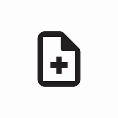 add file document icon sign vector