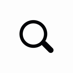 magnifier search feature icon sign vector
